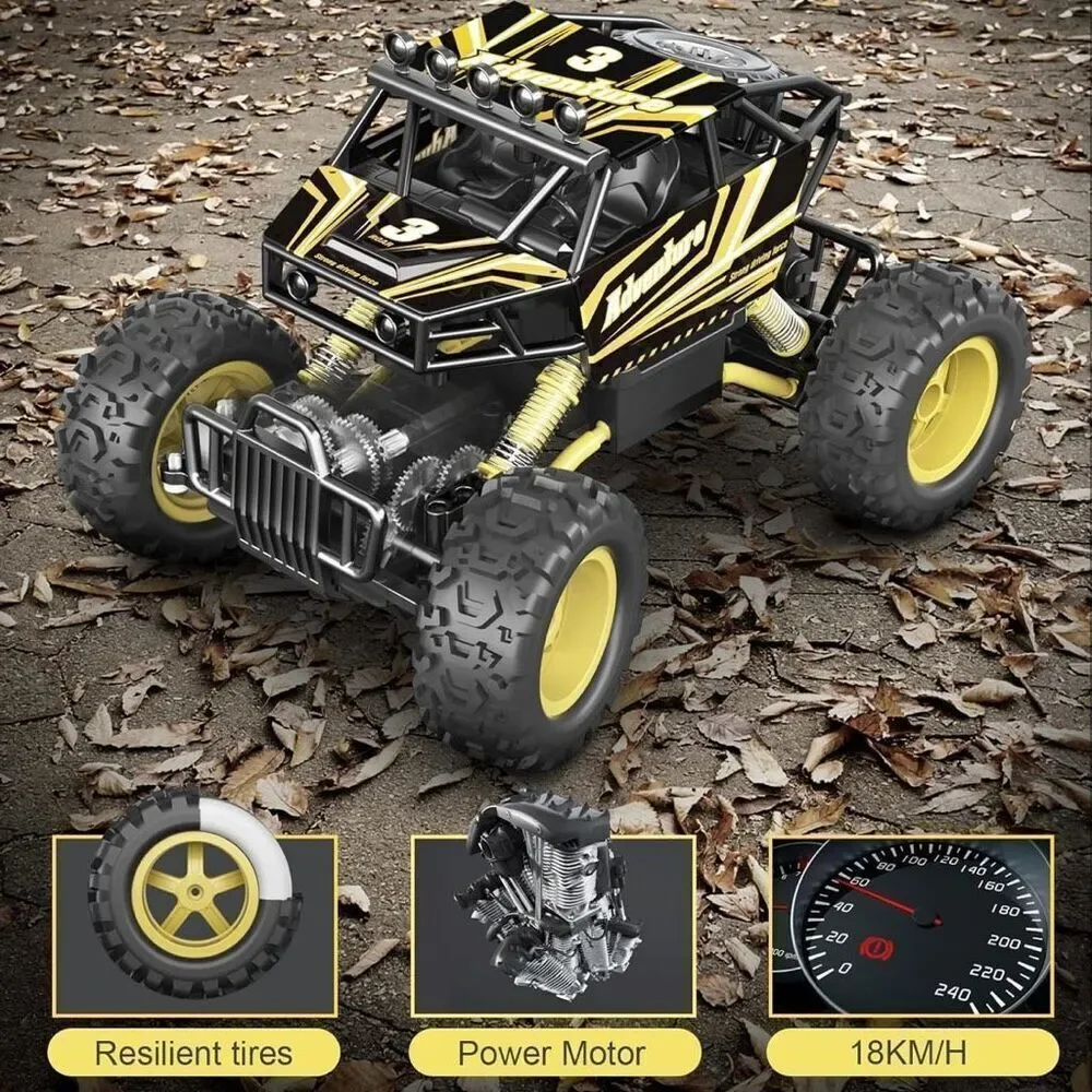Remote Control Car Boys & Girls All Terrain Monster Truck Rechargeable Batteries